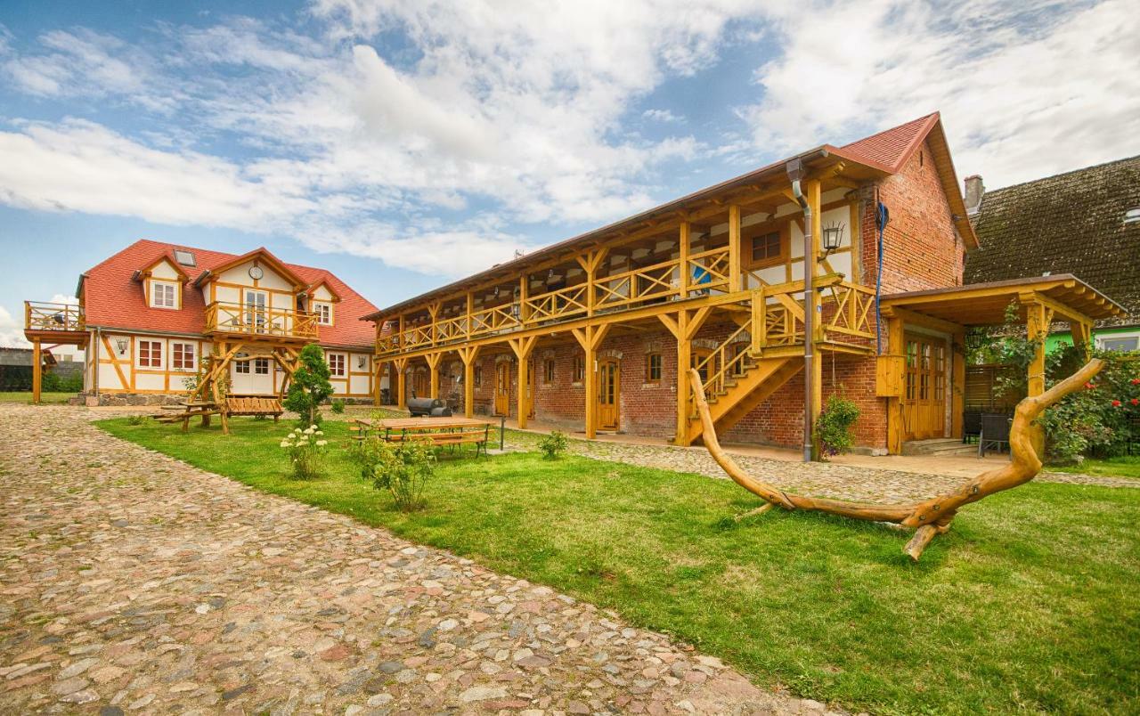 Nad Morzem I Jeziorem Dworek Kopań Exterior foto